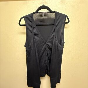 BCBG Women's Black Sleeveless Top